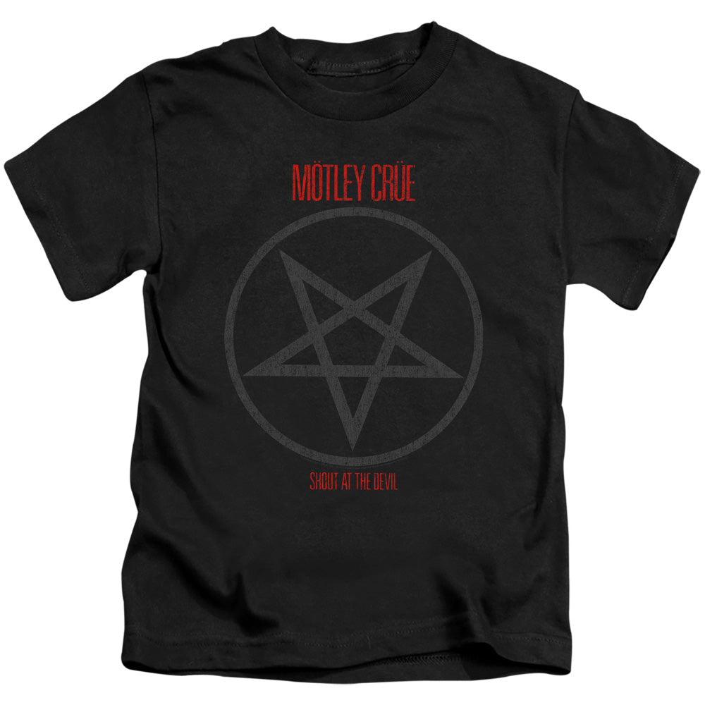 Motley Crue Shout At The Devil Juvenile Kids Youth T Shirt Black