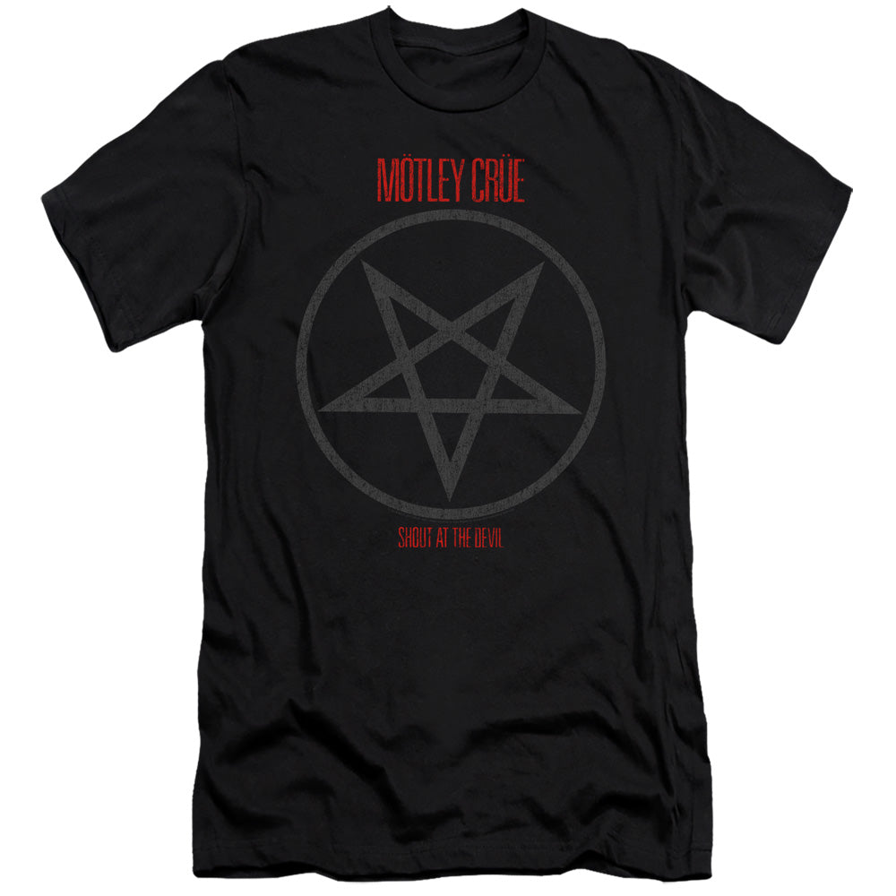 Motley Crue Shout At The Devil Premium Bella Canvas Slim Fit Mens T Shirt Black