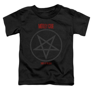 Motley Crue Shout At The Devil Toddler Kids Youth T Shirt Black