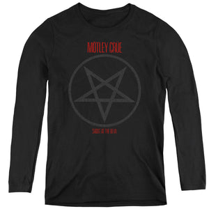Motley Crue Shout At The Devil Womens Long Sleeve Shirt Black