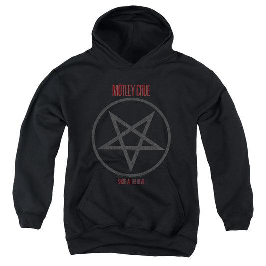 Motley Crue Shout At The Devil Kids Youth Hoodie Black