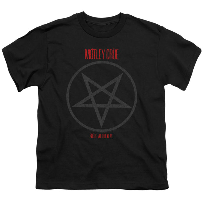 Motley Crue Shout At The Devil Kids Youth T Shirt Black