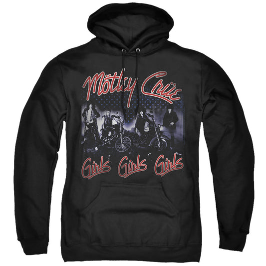 Motley Crue Girls Mens Hoodie Black