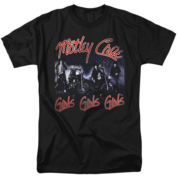 Motley Crue Girls Mens T Shirt Black