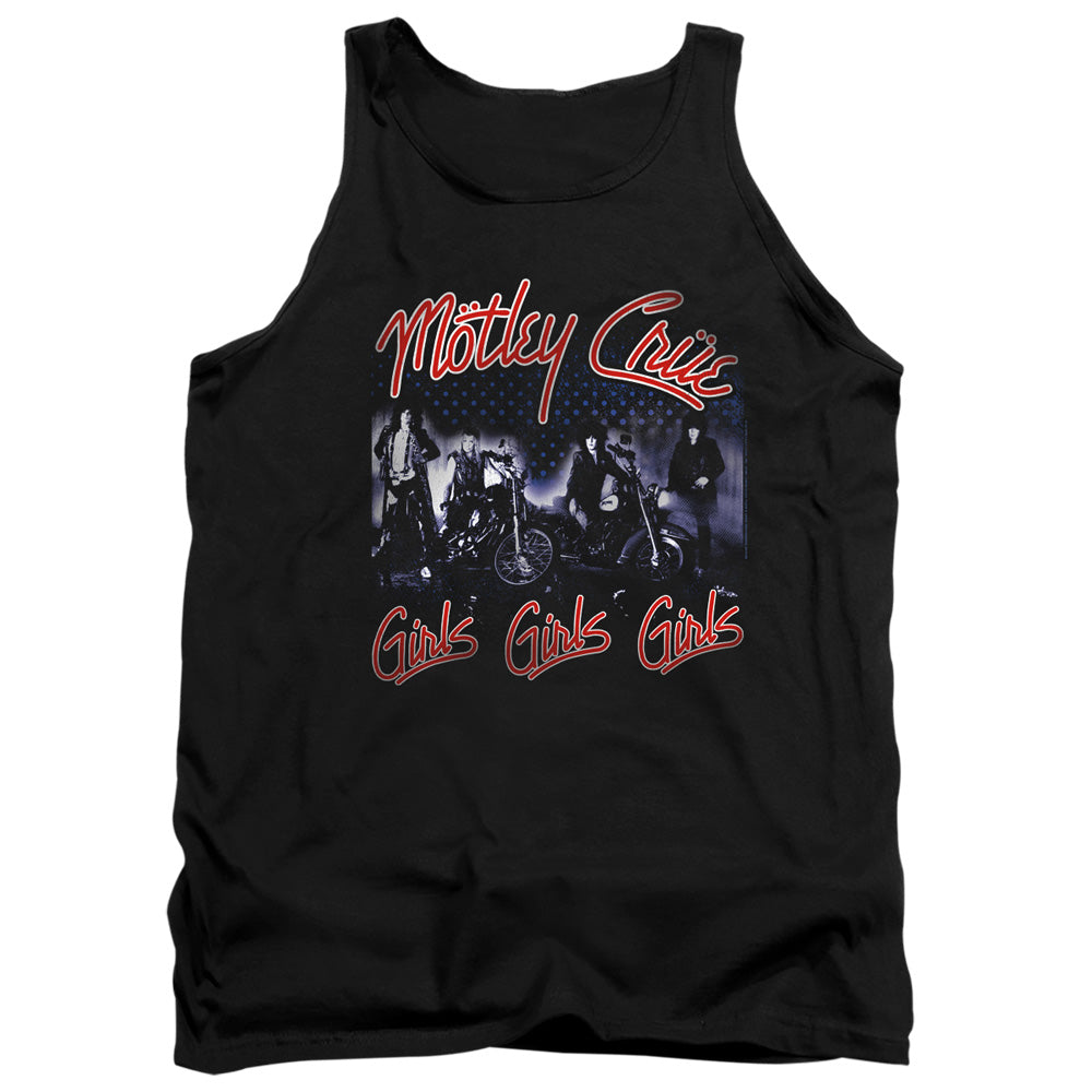 Motley Crue Girls Mens Tank Top Shirt Black