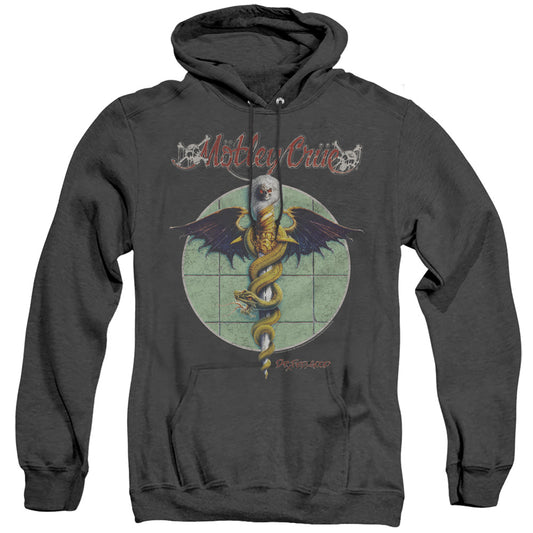 Motley Crue Dr. Feelgood Heather Mens Hoodie Black