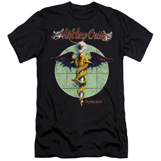 Motley Crue Dr. Feelgood Slim Fit Mens T Shirt Black