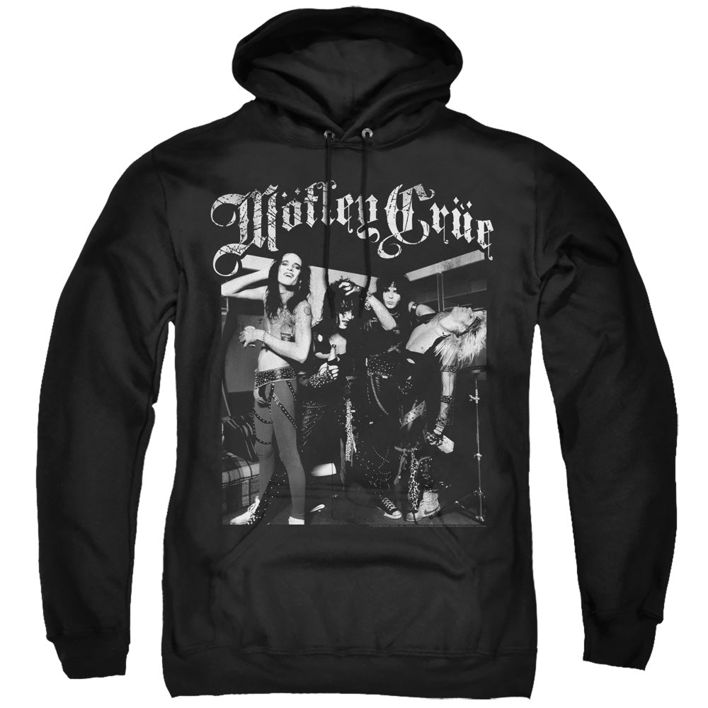 Motley Crue Band Photo Mens Hoodie Black