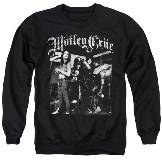 Motley Crue Band Photo Mens Crewneck Sweatshirt Black