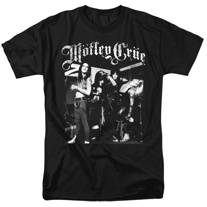 Motley Crue Band Photo Mens T Shirt Black