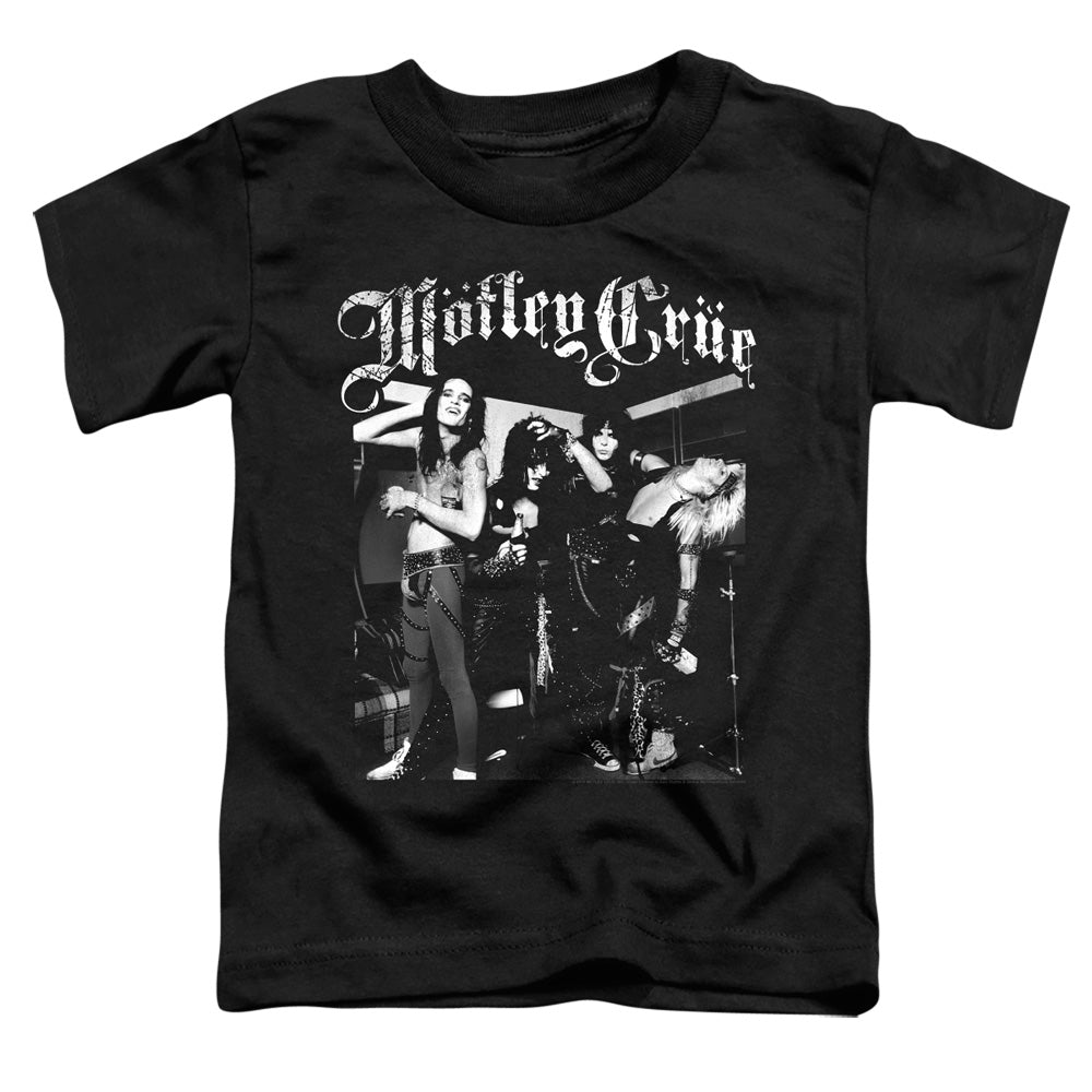 Motley Crue Band Photo Toddler Kids Youth T Shirt Black