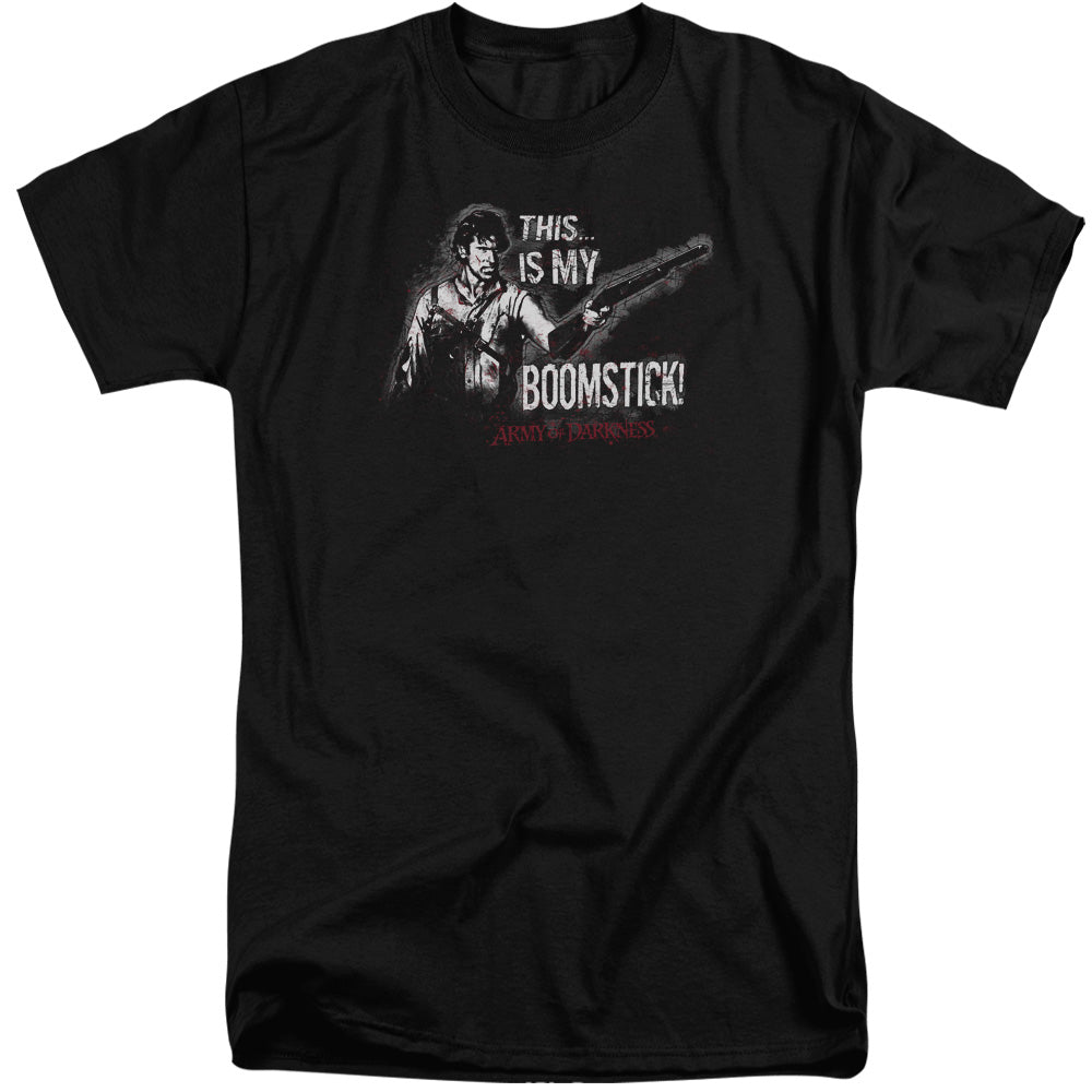 Army Of Darkness Boomstick Mens Tall T Shirt Black