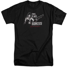 Load image into Gallery viewer, Army Of Darkness Boomstick Mens Tall T Shirt Black