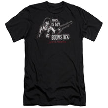 Load image into Gallery viewer, Army Of Darkness Boomstick Premium Bella Canvas Slim Fit Mens T Shirt Black
