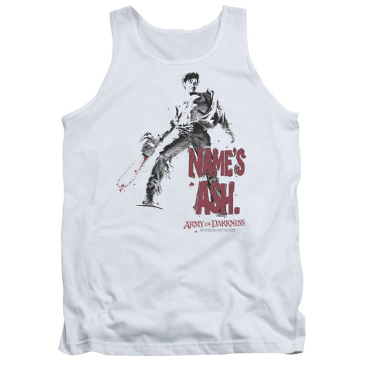 Army Of Darkness Names Ash Mens Tank Top Shirt White