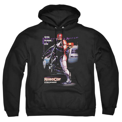 Robocop Poster Mens Hoodie Black Officially Licensed