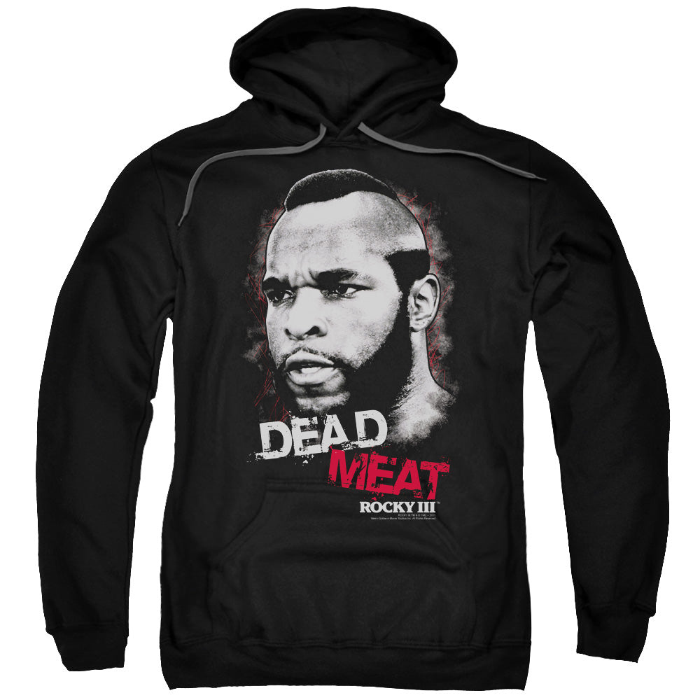 Rocky III Dead Meat Mens Hoodie Black