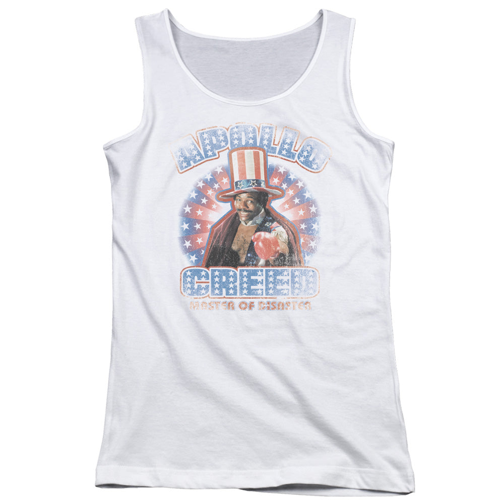 Rocky Apollo Creed Womens Tank Top Shirt White