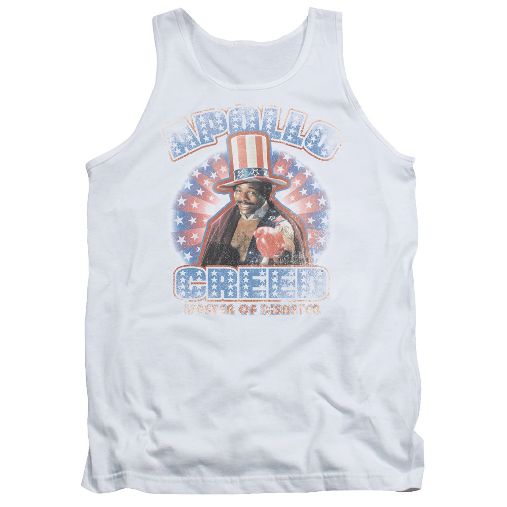 Rocky Apollo Creed Mens Tank Top Shirt White