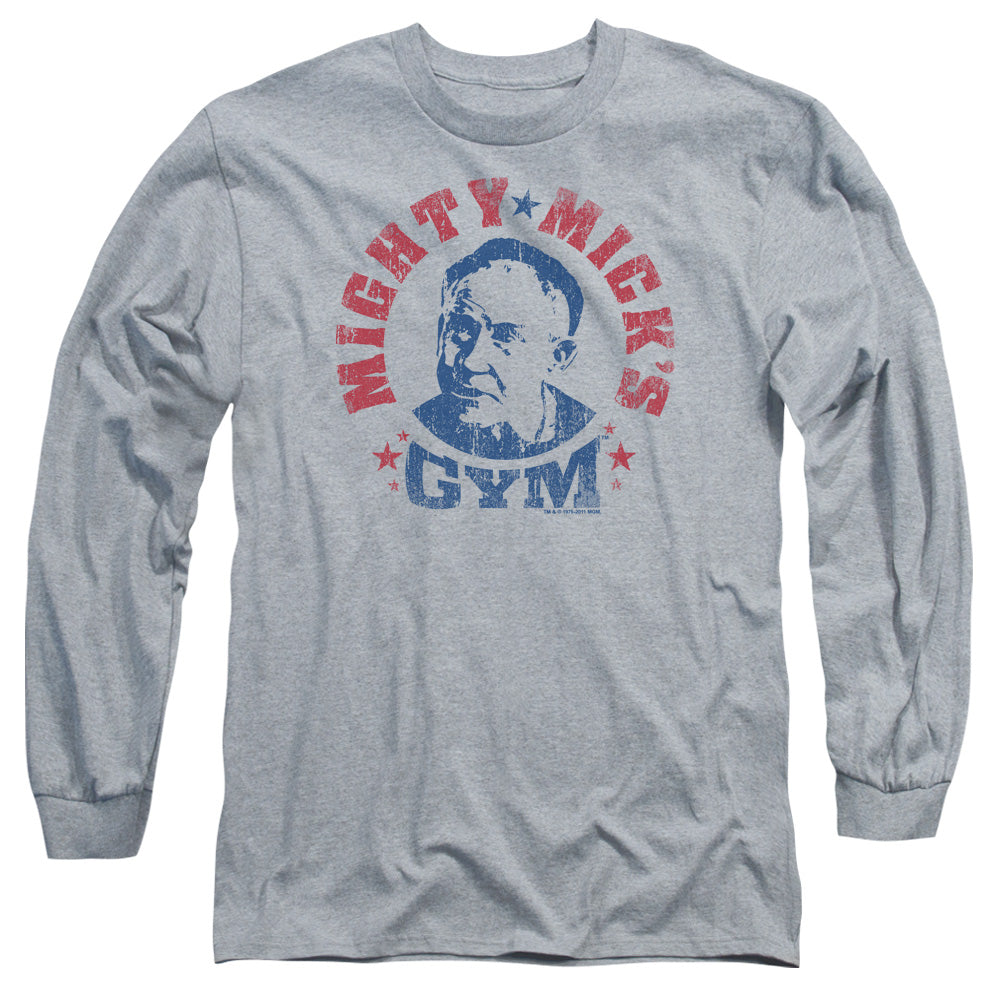 Rocky Mighty Micks Gym Mens Long Sleeve Shirt Athletic Heather