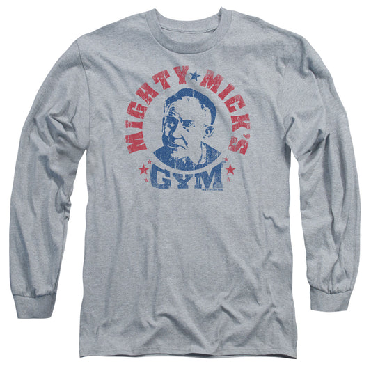 Rocky Mighty Micks Gym Mens Long Sleeve Shirt Athletic Heather