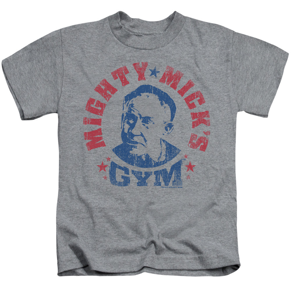 Rocky Mighty Micks Gym Juvenile Kids Youth T Shirt Athletic Heather