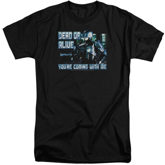 Robocop Dead Or Alive Mens Tall T Shirt Black