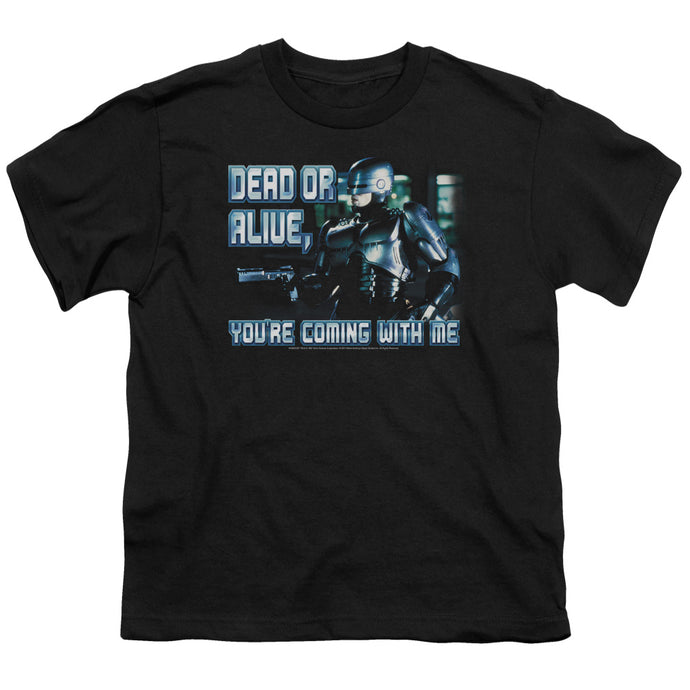 Robocop Dead Or Alive Kids Youth T Shirt Black