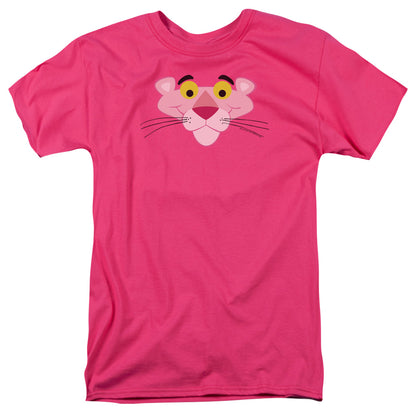 Pink Panther Face Mens T Shirt Hot Pink Officially Licensed