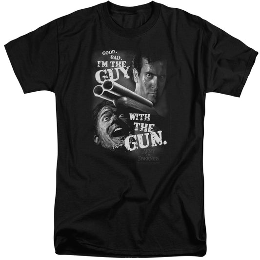 Army Of Darkness Guy With The Gun Mens Tall T Shirt Black