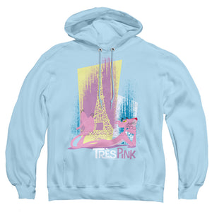 Pink Panther Tres Pink Mens Hoodie Light Blue