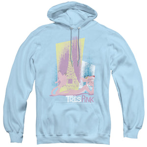 Pink Panther Tres Pink Mens Hoodie Light Blue