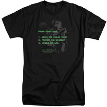 Load image into Gallery viewer, Robocop Prime Directives Mens Tall T Shirt Black