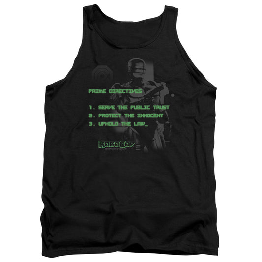 Robocop Prime Directives Mens Tank Top Shirt Black