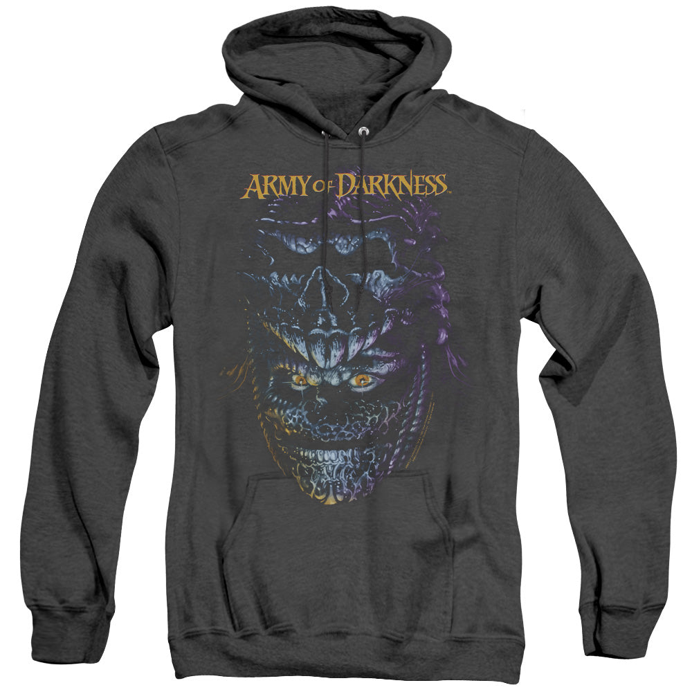 Army Of Darkness Evil Ash Mens Heather Hoodie Black Officially Licensed