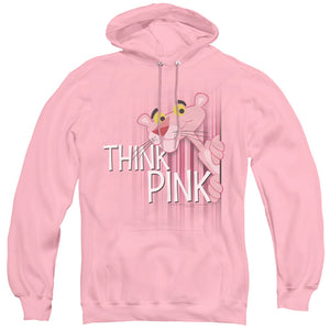 Pink Panther Think Pink Mens Hoodie Pink