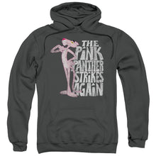 Load image into Gallery viewer, Pink Panther Strikes Again Mens Hoodie Charcoal