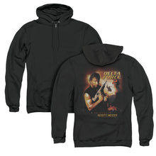 Load image into Gallery viewer, Delta Force Delta Force 2 Back Print Zipper Mens Hoodie Black