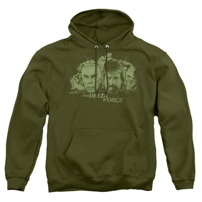 Delta Force Explosion Mens Hoodie Military Green Officially Licensed