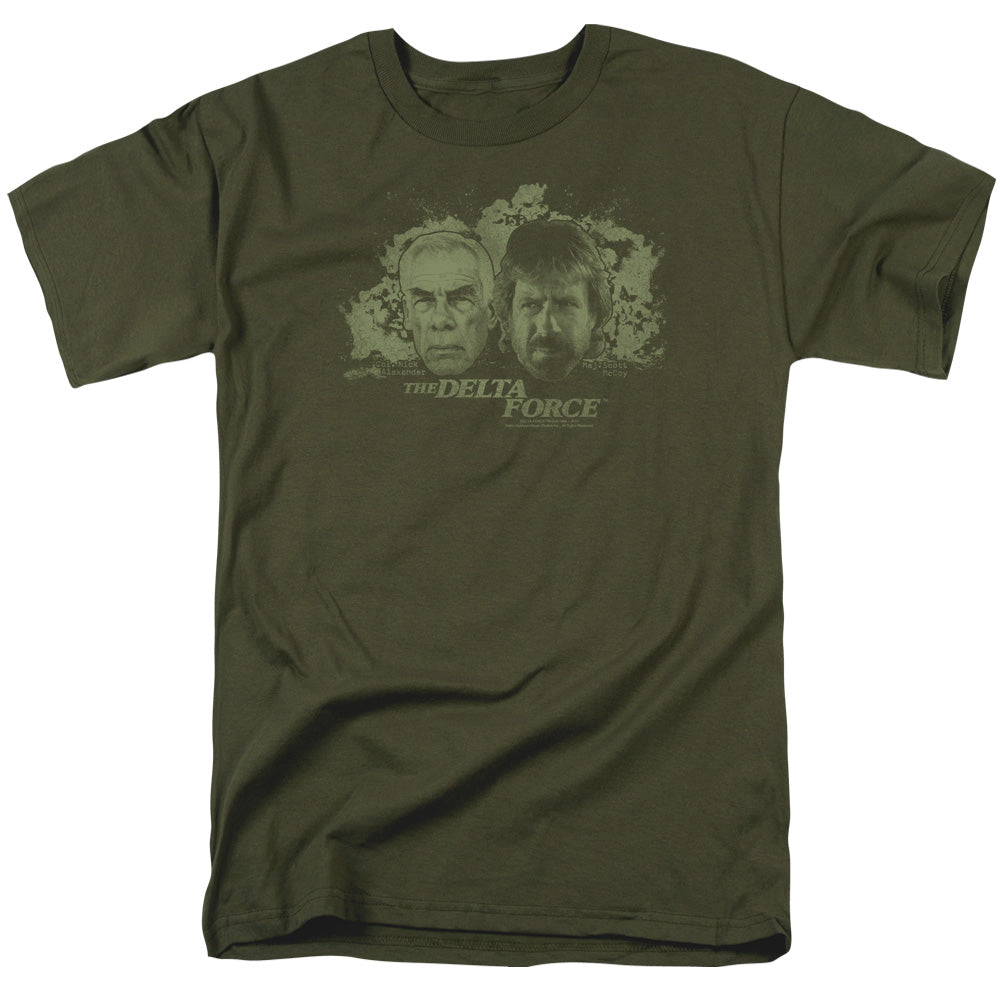 Delta Force Explosion Mens T Shirt Military Green