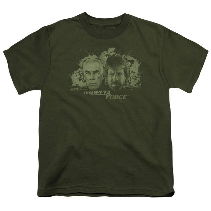 Delta Force Explosion Kids Youth T Shirt Military Green