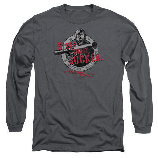 Delta Force Sleep Tight Mens Long Sleeve Shirt Charcoal