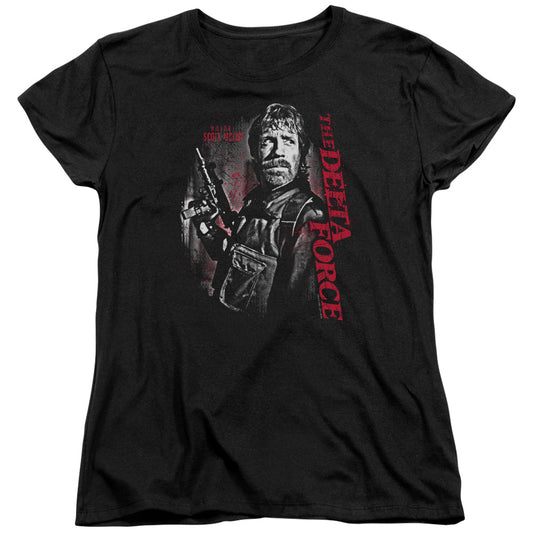 Delta Force Black Ops Womens T Shirt Black