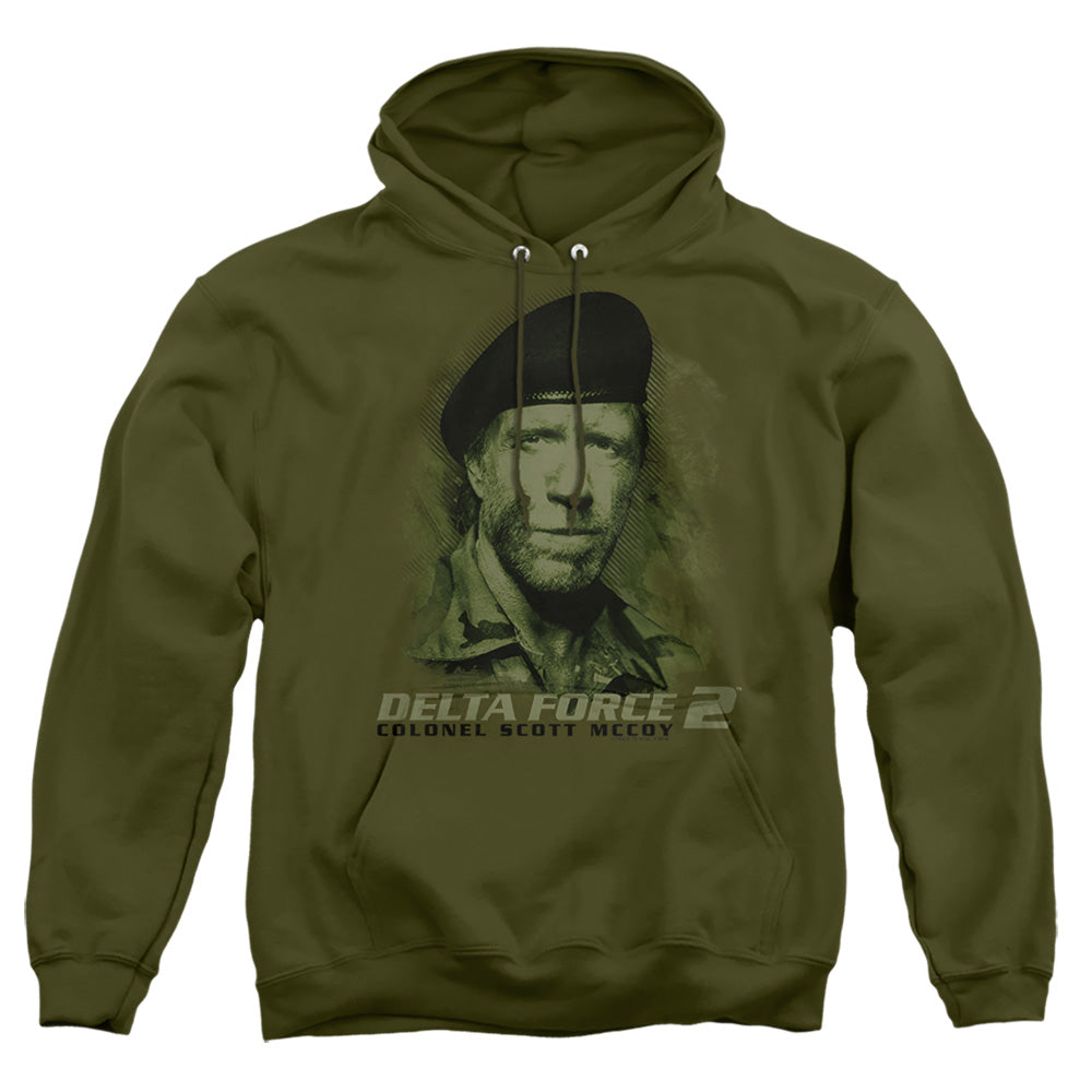 Delta Force 2 You Cant See Me Mens Hoodie Military Green Officially Licensed