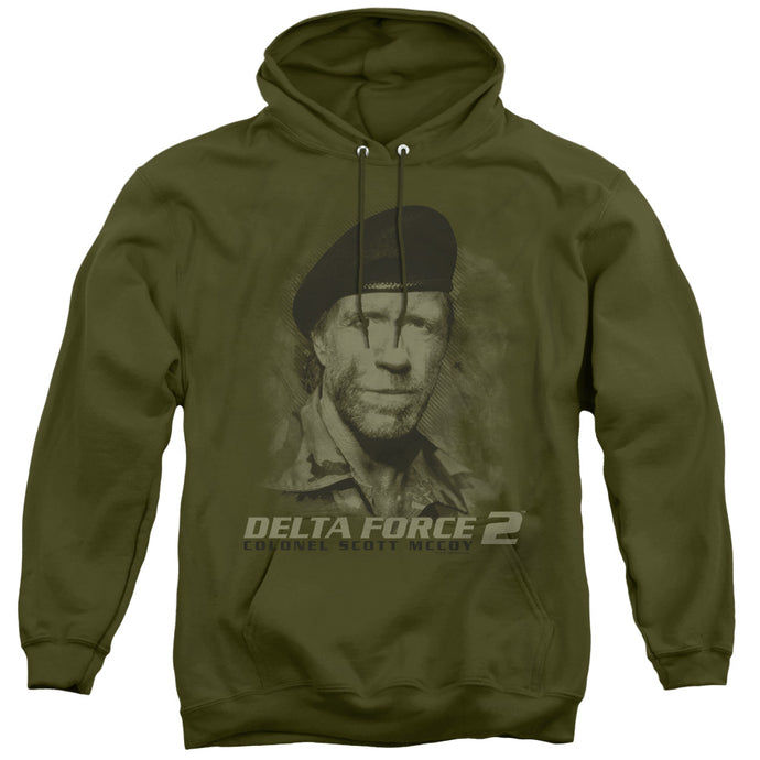 Delta Force 2 You Cant See Me Mens Hoodie Military Green
