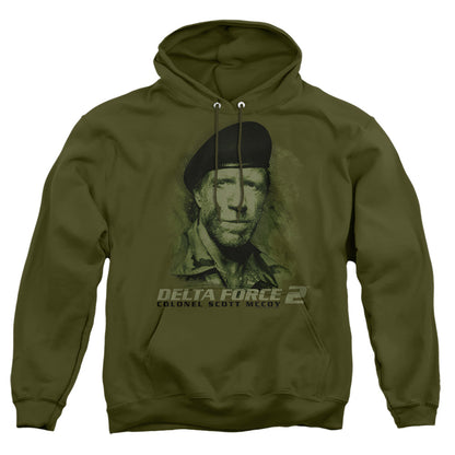 Delta Force 2 You Cant See Me Mens Hoodie Military Green Officially Licensed