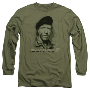 Delta Force 2 You Cant See Me Mens Long Sleeve Shirt Military Green