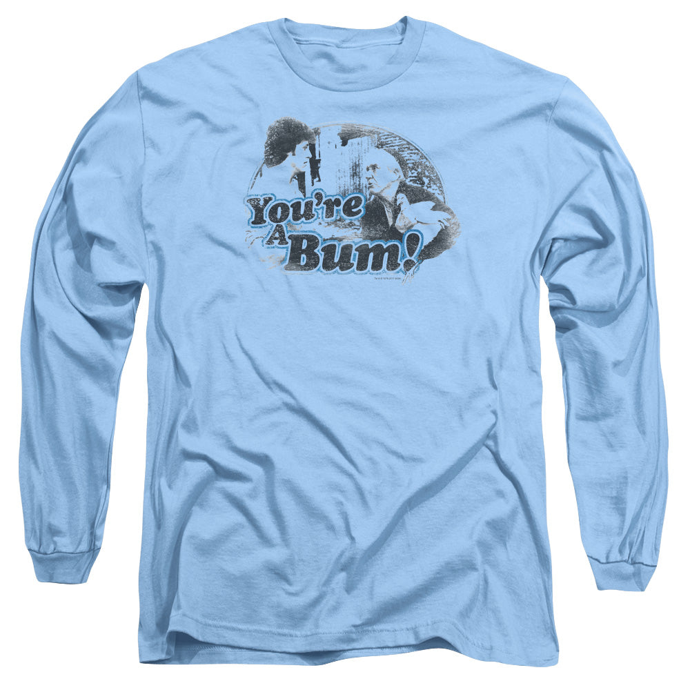 Rocky You're A Bum! Mens Long Sleeve Shirt Carolina Blue