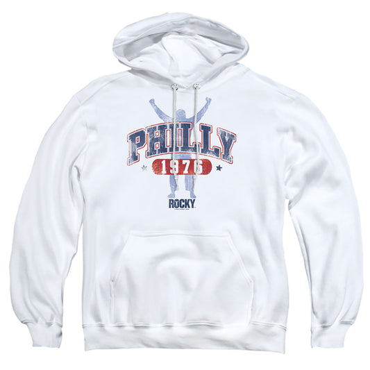Mgm Rocky Philly 1976 Mens Hoodie White Officially Licensed