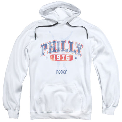 Rocky Philly 1976 Mens Hoodie White